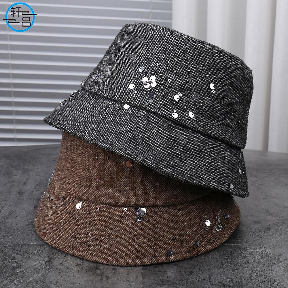 Early Autumn New Fashion Autumn and Winter Warm and Comfortable Small Brim Basin Hat Outdoor Face Cute Versatile Bucket Hat