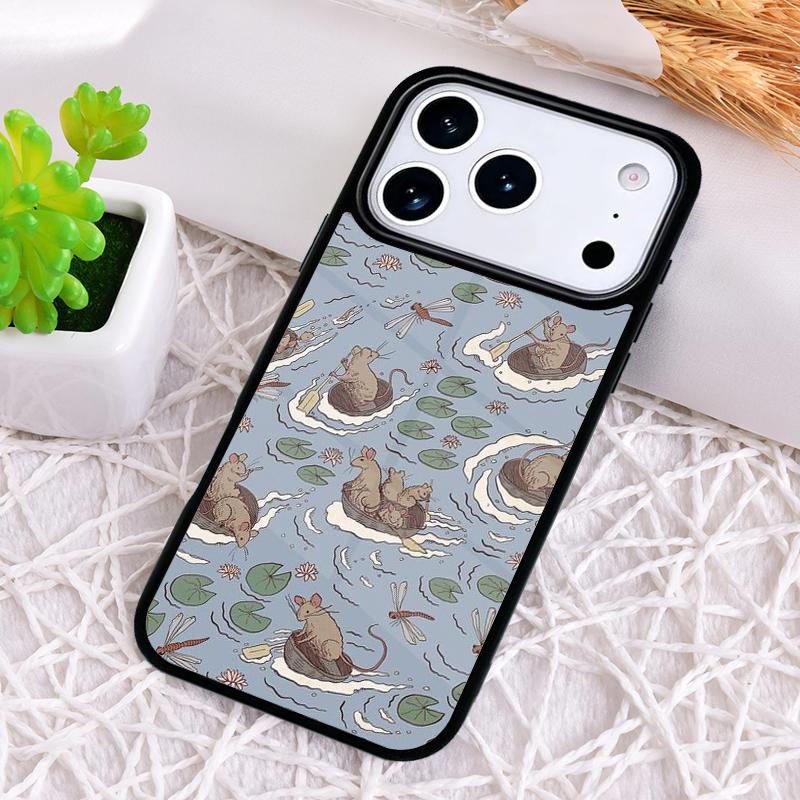 Mouse Rat Soft Shockproof Phone Case for iPhone 17 Air 16e 15 11 12 14 13 Pro Max Cover Coque