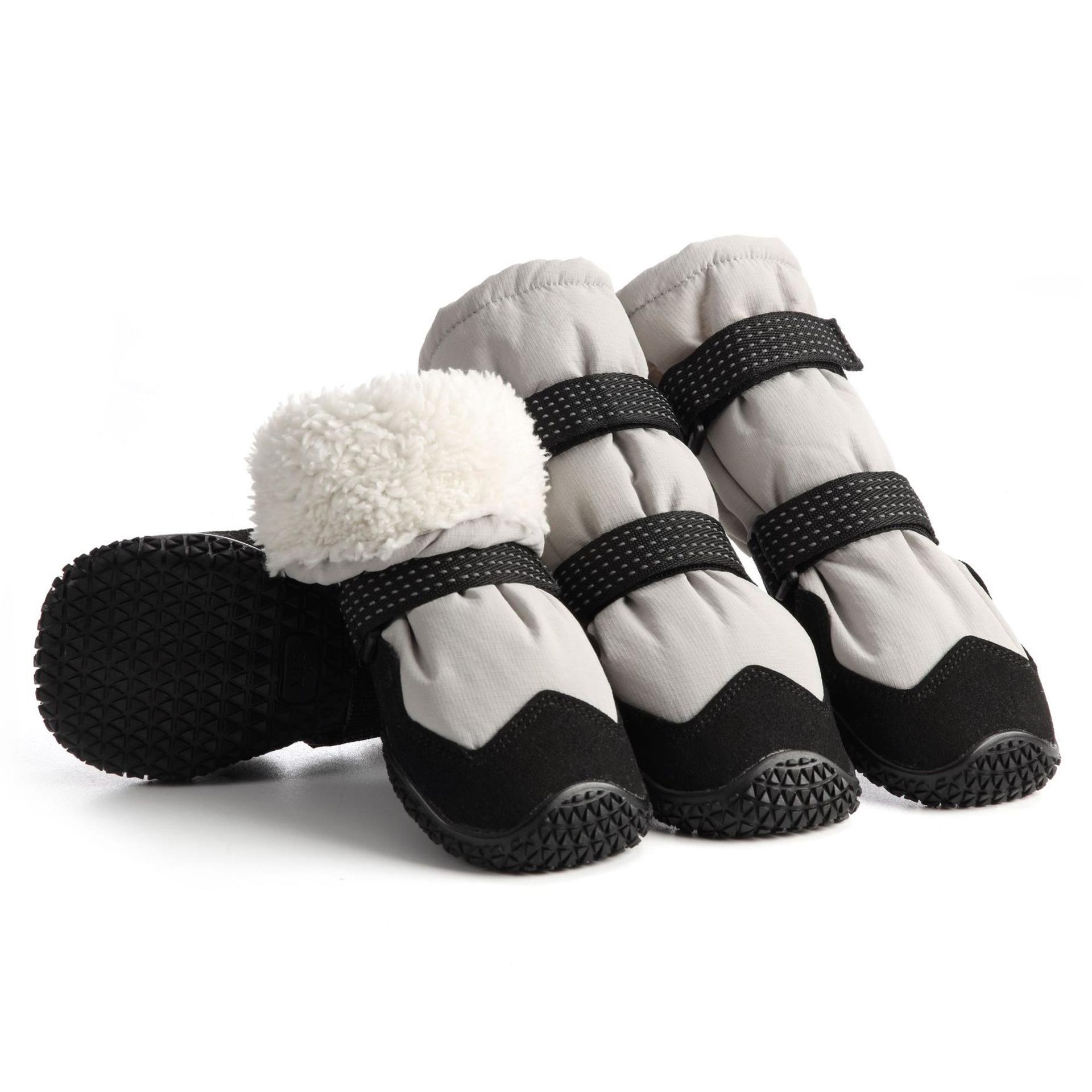 Pet Dog Shoes, Cold-resistant and Frost-resistant Winter Warm Long Dog Boots Dog Shoes (as the picture,1 inner width 4cm)