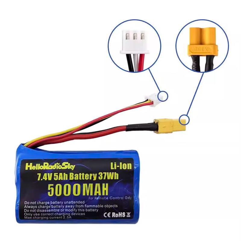 HELLORADIOSKY V14 V16 Original 7.4V 5000mAh Battery