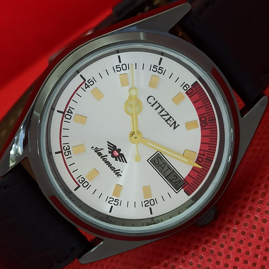 

REFURBISHED VINTAGE CITIZEN AUTO 8200 JAPAN MENS D/D SILVER WATCH 565a-a299533-2 SKU565a-a299533