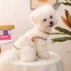 Haustierkleidung Herbst und Winter neu kleiner Hund Welpen glücklicher Hund Katze warm und bequem neuer Eisbär Weste