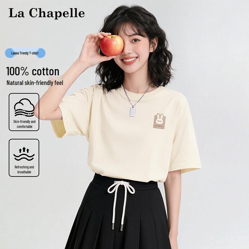

La Chapelle Women s Cotton Rabbit Print T-Shirt XL