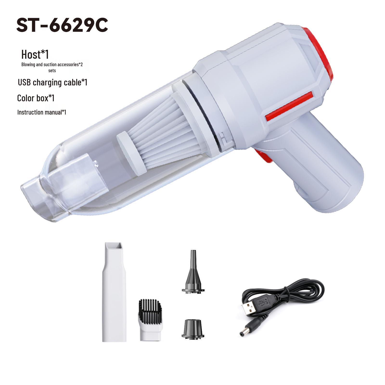 

Многофункциональный беспроводной автомобильный пылесос с высокой мощностью всасывания, функцией выдува и ручным двойным использованием для автомобиля и дома