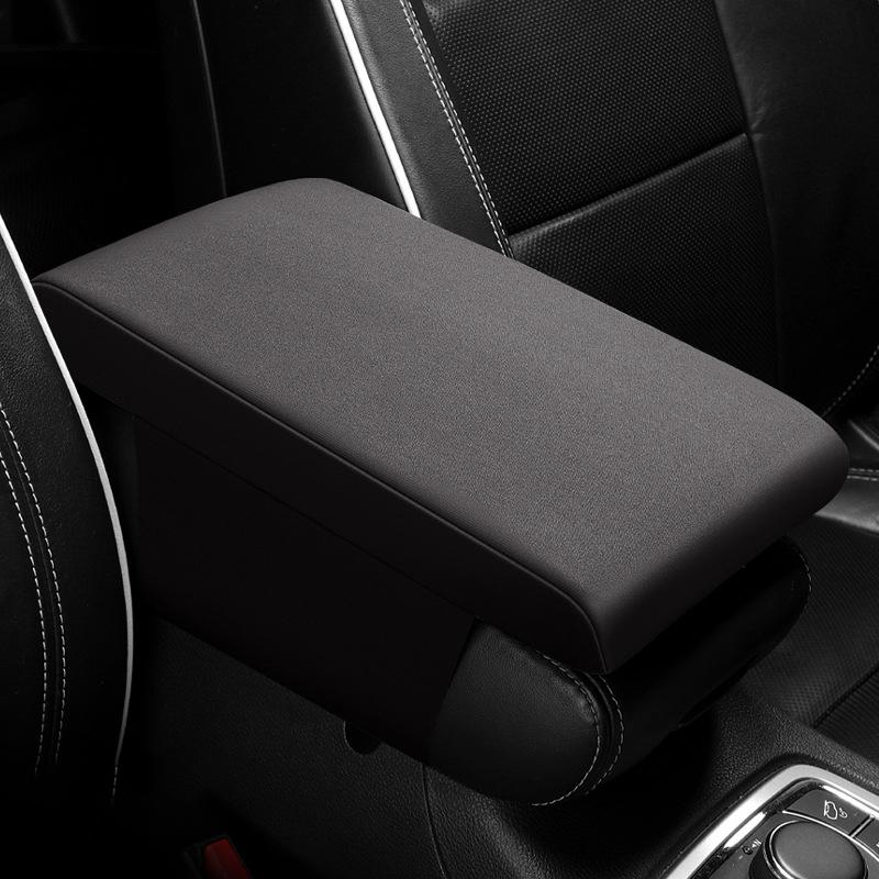 Car Armrest Box Pad Four Seasons Universal Breathable Car Central Armrest Box Cover Memory Cotton Arm Elbow  Heightening Pad