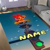 Looney Tunes: Name Frames Customize Text Floor Rug Office Rug Suitable for Dining Room Living Rooms Outdoor Kitchen Anti-slip Rug Office home decor