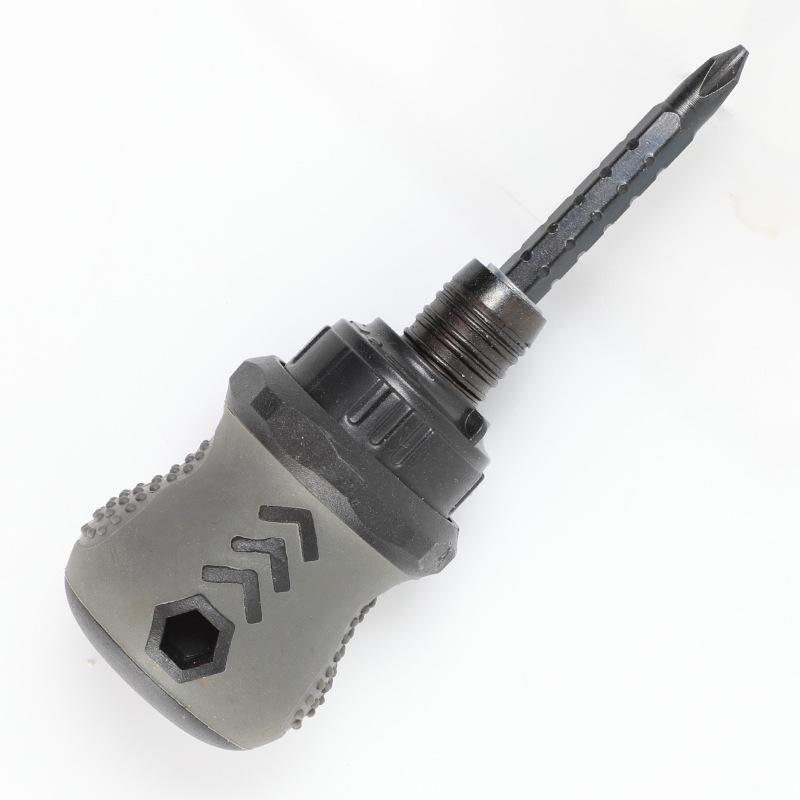 

Набор телескопических отверток двойного назначения с трещоткой и немецкими и японскими многофункциональными битами