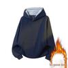 Winter Plus Size Men's Goose Down Hooded Jacket - Casual, Loose, Versatile