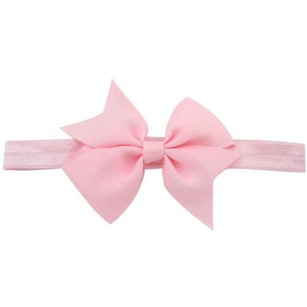 💰Kjøp Newborn Baby Girl Bow Hair Band Toddler Kids Headband Ribbon