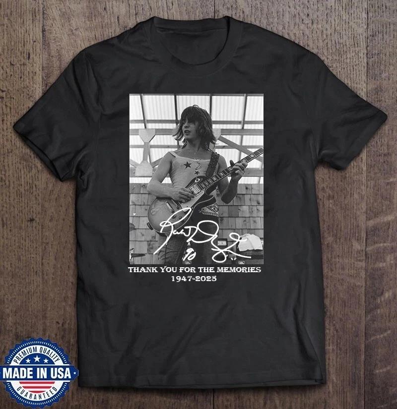 

Thank You For The Memories Rick Derringer 1947-2025 T Shirt Full Size S-3XL M
