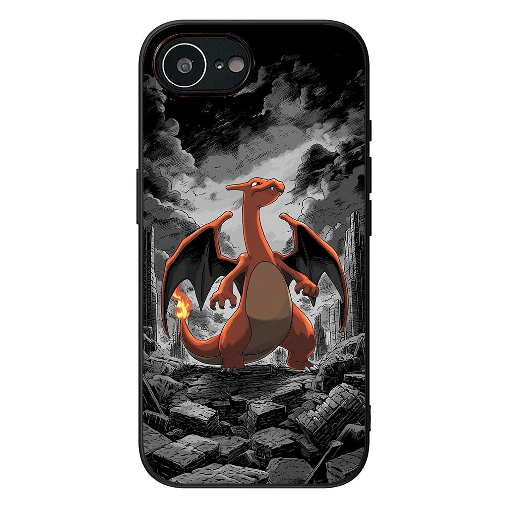 P-Pokemons Charmander P-Pikachus Mewtwo Cover for Apple iPhone 17 16 11 Pro XS Max XR 6 7 8 Plus 16E SE 2020 Air 5 SE2 Case
