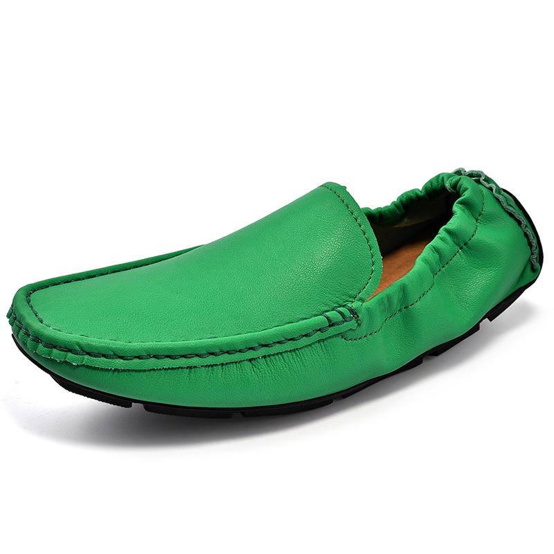 Men High Quality Comfortable Leather Loafers Slip On Casual Shoes Moccasins Men's Flats Fashion Supper Soft Men Walking Shoes