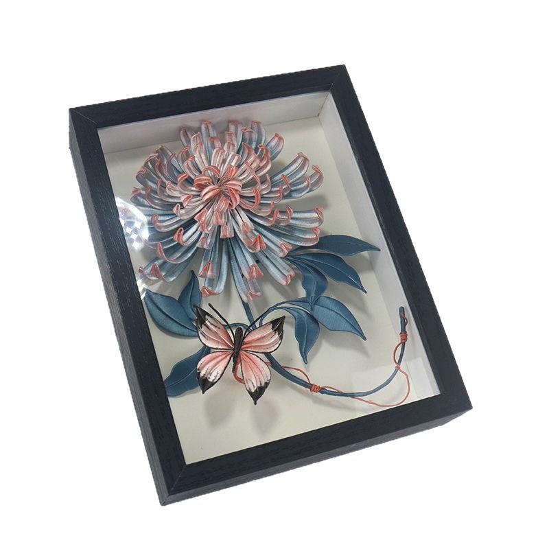 Handmade Chrysanthemum Filigree Kit: Cultural Heritage Decor with DIY Tutorial