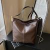 High-End Women's Retro 2025 Shoulder & Crossbody Tote - Large Capacity, Commuter Fashion