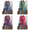 Women Lapel Loose Turndowncollar Long Sleeve Casual Blazer Women Outwear