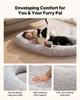 Human Dog Bed, 1710 x 1000 x 240 mm Orthopedic Memory Foam Human Sized Dog Bed, Humans Pet Beds with Side Pocket, Handle & Zipper, Removable
