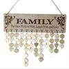 DIY Wooden Family Birthday Board Wall Hanging Calendar with 100 Wooden Tags Best Gift Ideas for Organizing Celebrations