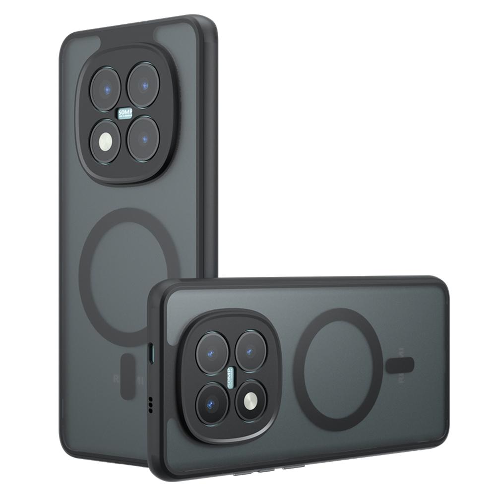 For Xiaomi Poco M8 Pro 5G/Redmi Note 15 Pro+ 5G (Global) Magnetic Case TPU + PC Matte Skin Touch Phone Cover