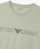 [Emporio Armani Underwear] Men's Big Logo Stretch Lounge T-shirt Light Green 0816134025 [Shipped from Korea] 100% Authentic
