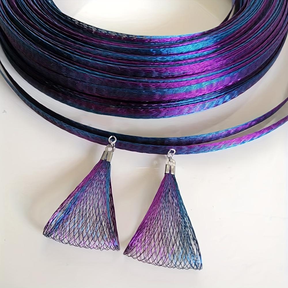 

Кольоровий металевий дріт 100 см, матеріал для DIY ручної роботи, високоміцний дріт з мідним покриттям, підходить для домашнього декору, креативного плетіння та мистецьких проєктів