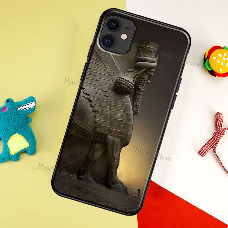 

Чехол Lamassu Assyrian Mesopotamian для iPhone 13 11 14 Pro Max 12 mini 6S 7 8 Plus X XR XS Max SE 2020, мягкий чехол из ТПУ iPhone 14Pro MAX