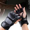 Boxing Gloves, Open Palms Protective Gear Lightweight Breathable Sport Mittens Mitts for Women Men