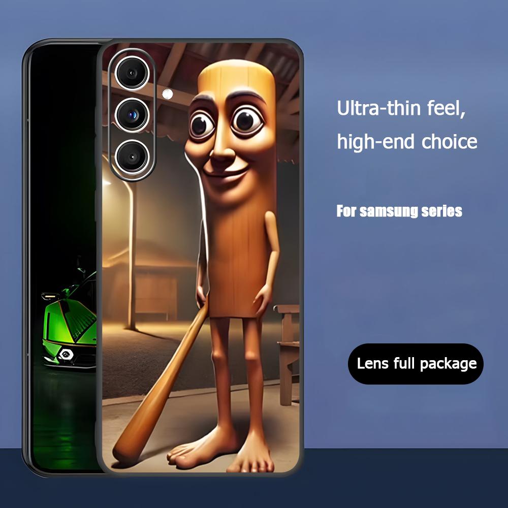 Popular Brainrot Tralalero Hot Phone Case For Samsung Galaxy S25 S24 S23 S22 S21 S20 Plus Ultra Note20 Soft Black