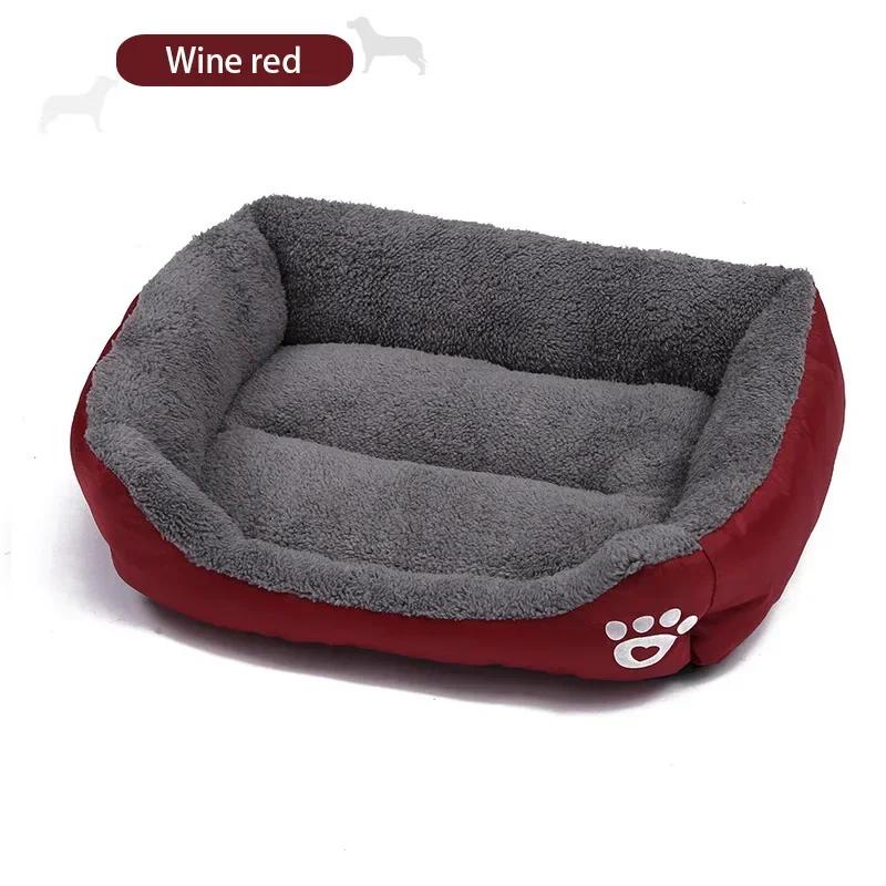 Dog Bed Pets House for Puppy Small Medium Large XXL Supplies Kennel Mat Nesk Sleeping Plush Washable Cat Cushion Products Indoor