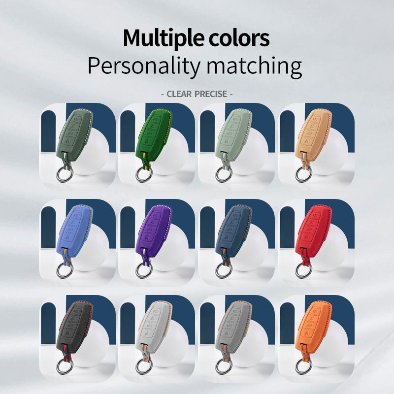 Alcantara Suede For Fob Haval Car Key Case H6 Third Generation Harvard M6 Package H2S Buckle F7X Housing F5 H4 H7/H8/H9