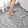 TPE Full Bathroom Splicing Floor Mat Diy Home Bathroom Bathing Waterproof Anti Slip Footpad Soft and Foldable Cut Foot Rug