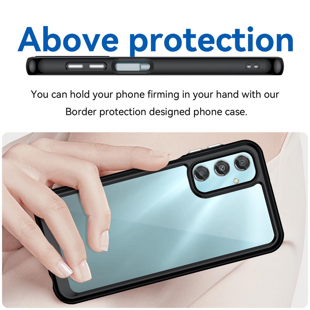 For Samsung Galaxy A25 5G (Global) (161.0 X 76.5 X 8.3mm) Case TPU+Acrylic Shockproof Smart Phone Cover