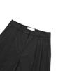 CNVS Cotton Pintuck Half Pants_Black