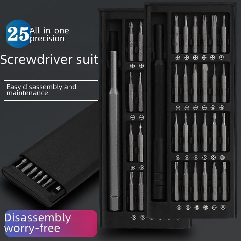Sada 24 přesných magnetických šroubováků v 1 pro mobilní opravy