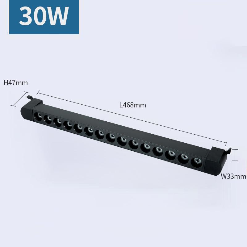 3-wire Long track lighting AC110V 220V LED Fill Light Live Linear Lamp LED Grille Guide Lamp 10W 20W 30W Floodlight Spotlight