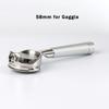 58MM Bottomless Hollow Portafilter for Gaggia/Baby/Classic Coffee Machine Modified Handle Stainless Steel Coffee Handle Filter