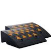 Rubber Curb Ramp 2 Pack, 6" Rise Height Heavy-Duty 33069 Lbs/15 T Capacity Threshold Ramps, Driveway Ramps with Stable Grid Structure for Cars,