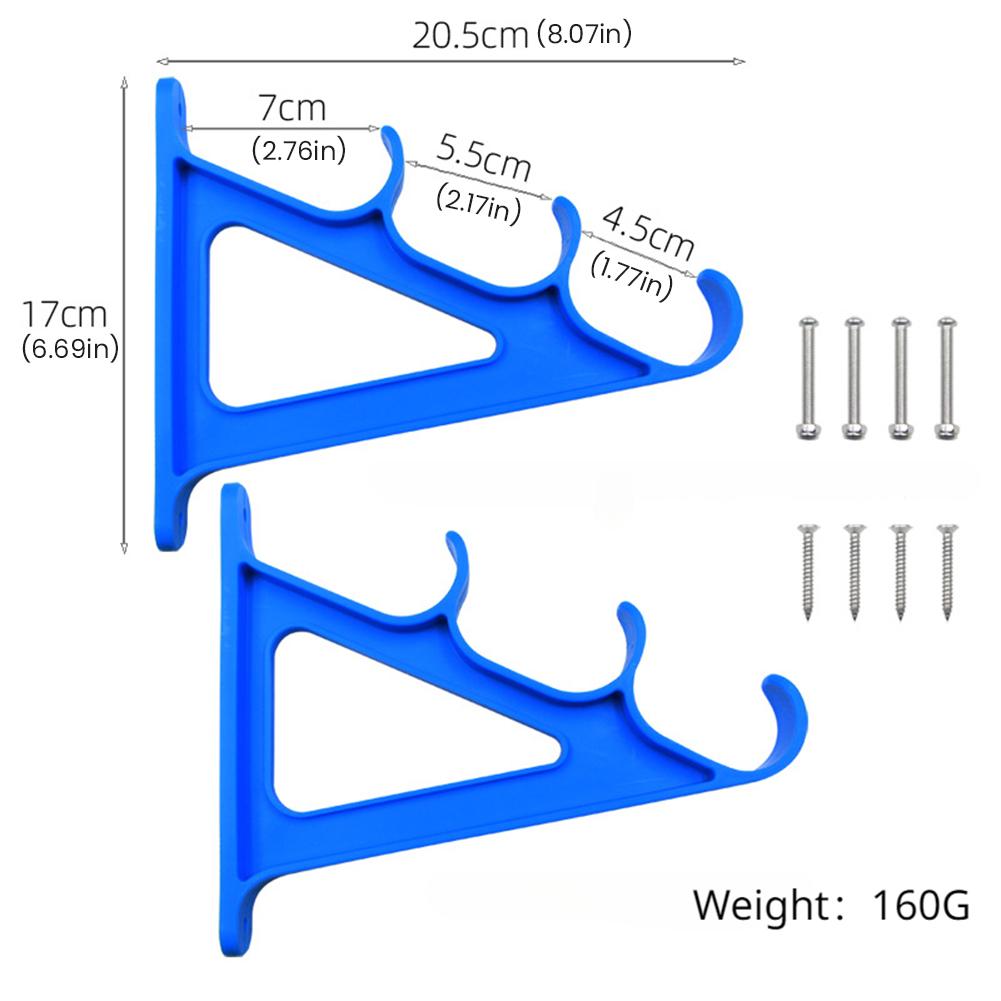 

Horizontal Fishing Rod Rack Plastic Wall Mounted Fishing Rod Display Rack Holder Fishing Pole Storage Rack Tool for Garage