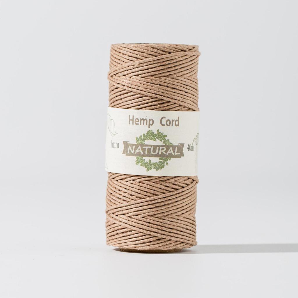 Sfoară de cânepă colorată de 1 mm, Sfoară decorativă pentru cadouri artizanale, Sfoară împletită pentru brățară colier, Accesorii pentru bijuterii 40 de metri rola