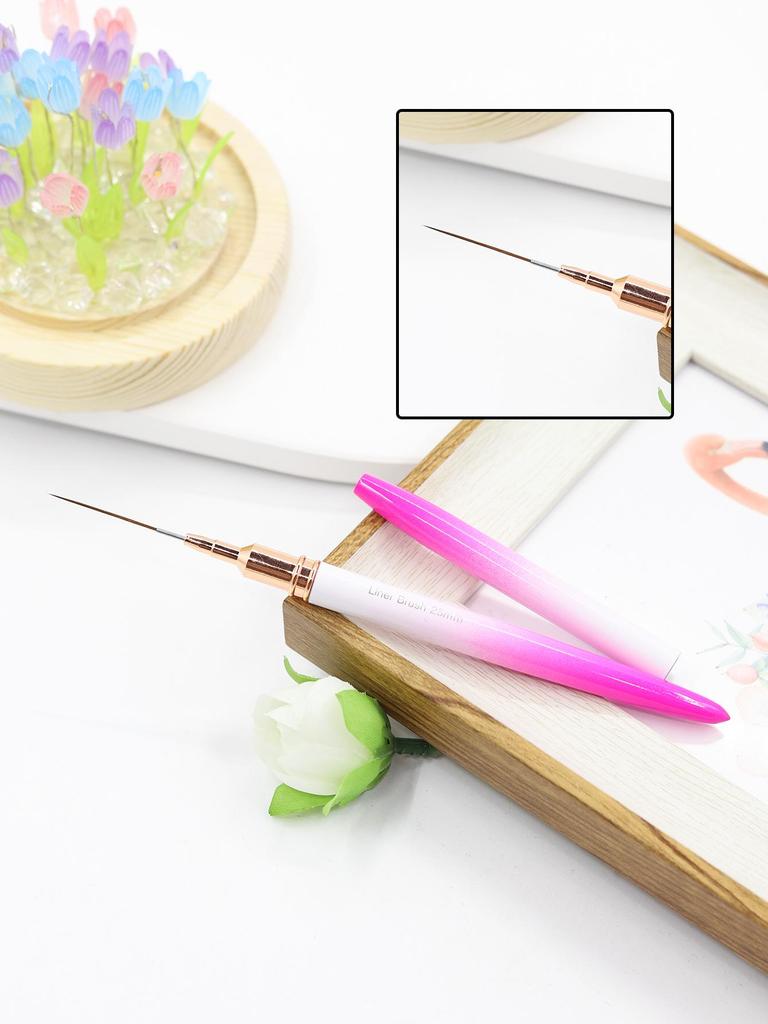Japanese Pink Gradient Nail Art Striping Brush for Drawing & Flower Painting