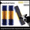 Half-Sided Cow Body Brush: Agricultural Livestock Cleaning & Dairy Washing Tool