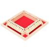 Wooden Number Board Dices Game Set Toy for 4 People KTV Pub Bar Party Supplies PropRed