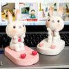 1PC Cartoon Rabbit Desktop Decoration Mobile Phone Stand Tablet Holder Birthday Gift Cute Desk Accessory