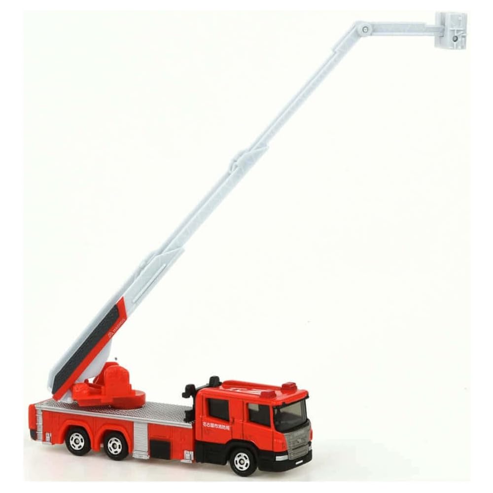 Takara Tomy Tomica Long Type No.145 Nagoya Fire Department 30m Ladder Truck Toy Car for Ages 3 and Up