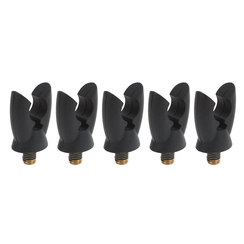 Fishing Rod Rest Head Prevent Slip Silicone Fishing Pole Grip Holder Bracket for Sea Fishing 5pcs