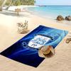 Asciugamano da Spiaggia con Stampa del Preston North End Football Club, Asciugamano Grande Morbido ad Asciugatura Rapida per Spiaggia Campeggio Nuoto