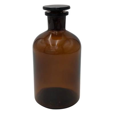 AS ONE Hnedá fľaša na činidlá s úzkym hrdlom 500 ml/3-9178-04