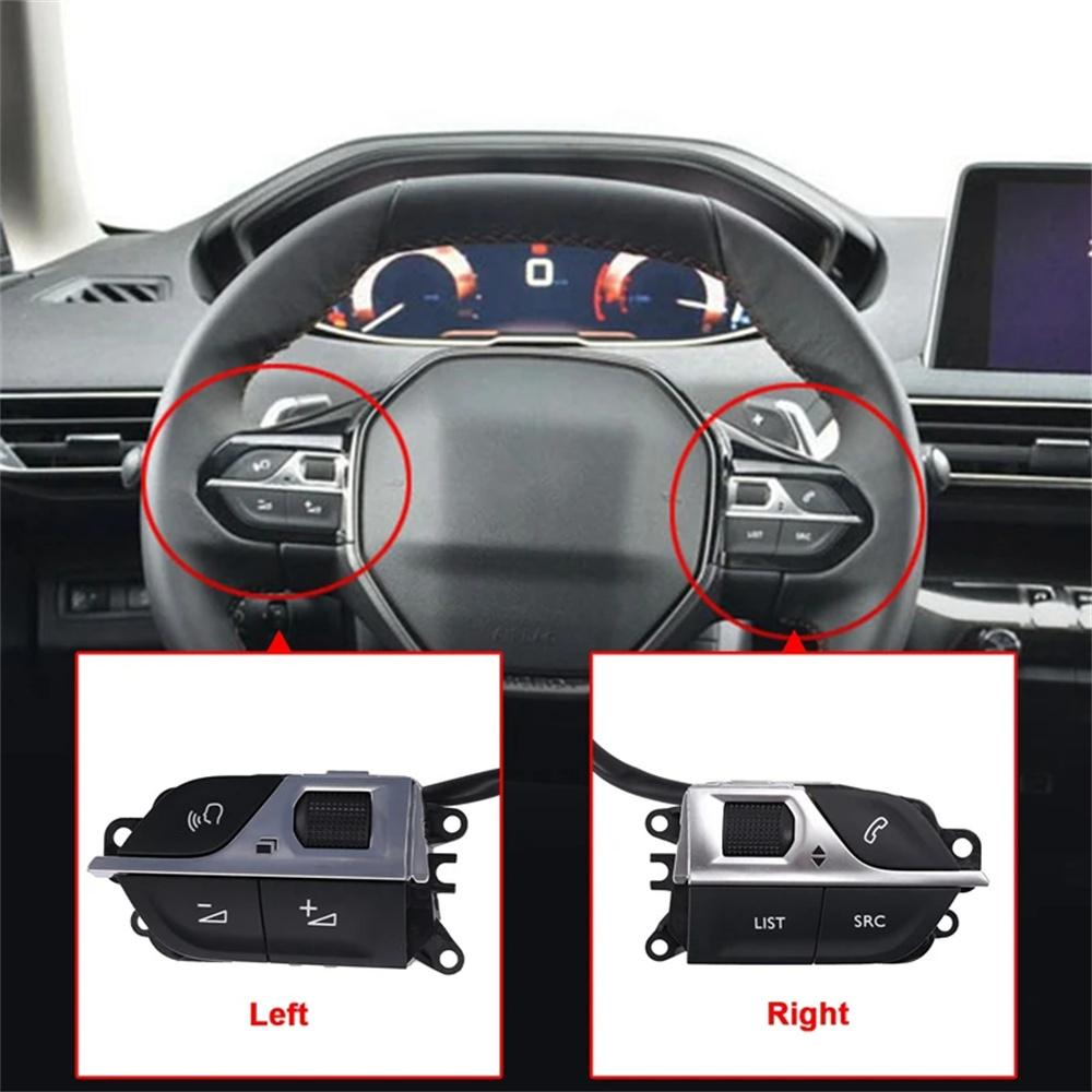 Car Steering Wheel Multi-Function Switch Buttons For Peugeot 4008 5008 508L 2008