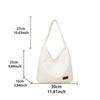 PU Leather Minimalist Tote Bag Large Capacity Ladies Handbags Casual Single Shoulder Bag  Gift