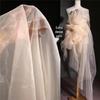 Matowa organza, przędza tiulowa do sukni ślubnych, nakryć głowy i haftu na ubranka dla lalek