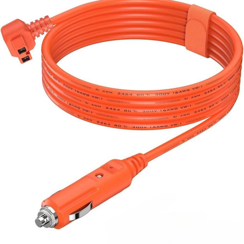 14AWG 3.5m Cigarette Lighter Refrigerator Plug Cable Cigarette Lighter Mini Refrigerator Plug Extension Cable B